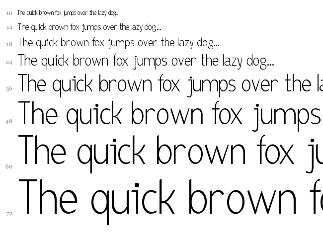 Bird Cherry font waterfall